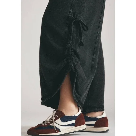 Daily Practice Anthropologie HORIZON JUMPSUIT WIDE LEG 3X Washed Black COMFORT - Picture 13 of 13